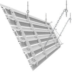 Panel stropní Isan Sofito 721 x 5200 mm, 3713 W, 6 profilů, bílá