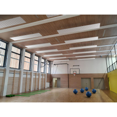 Panel stropní Isan Sofito 965 x 3600 mm, 3424 W, 8 profilů, bílá