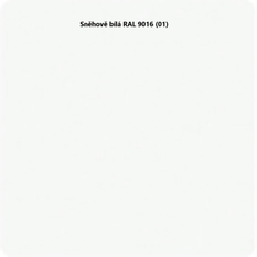 Radiátor žebrový Isan Spiral RA1 57 x 137 x 2800 mm, 1323 W, na zeď, bílá