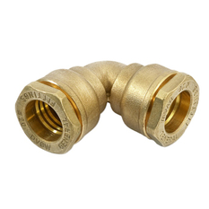 Koleno svěrné - PE trubka General Fittings WO 63 x 63, mosaz