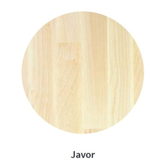 Radiátor Isan Atol Bench L4 lavice, 1600 x 455 x 250 mm, 687 W, deska javor/bílá