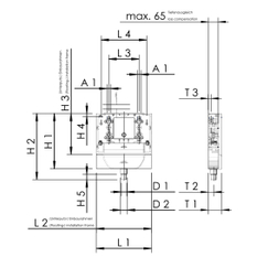 Hygiene Flush Box PURE Kemper KHS, s dvěma přívody, DN 15