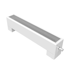 Konvektor samostojný Isan Ecolite Round 600 x 198 x 800 mm, 1124 W, připojení vpravo, bílá