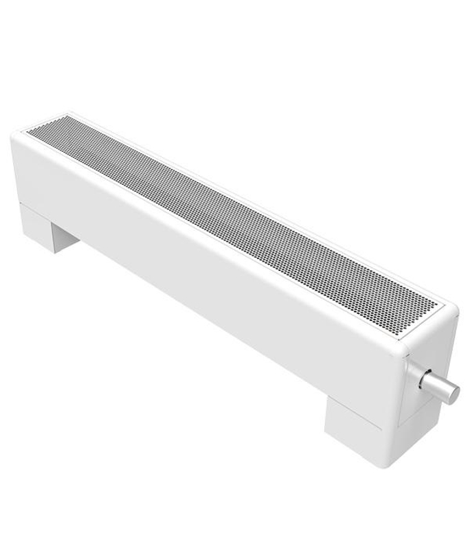 Konvektor samostojný Isan Ecolite Round 600 x 198 x 1600 mm, 2527 W, připojení vpravo, bílá