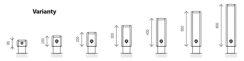 Konvektor samostojný Isan Ecolite Round 600 x 198 x 2600 mm, 4211 W, připojení vpravo, bílá