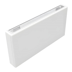 Konvektor nástěnný s ventilátorem Isan Ecolite Round 500 x 122 x 1400 mm, 4222 W, připojení vpravo, bílá