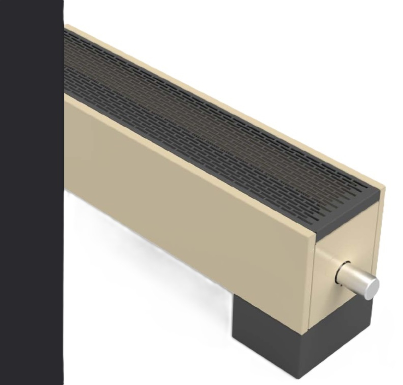Konvektor samostojný Isan Ecolite Cube 200 x 138 x 600 mm, 342 W, připojení vpravo, bílá
