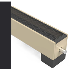 Konvektor samostojný Isan Ecolite Cube 200 x 138 x 600 mm, 342 W, připojení vpravo, bílá