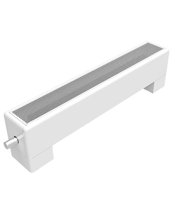 Konvektor samostojný Isan Ecolite Round 90 x 138 x 500 mm, 161 W, připojení vlevo, bílá