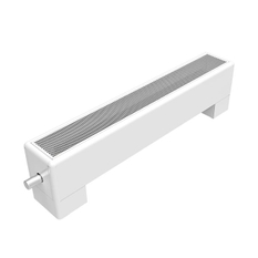 Konvektor samostojný Isan Ecolite Round 90 x 138 x 500 mm, 161 W, připojení vlevo, bílá