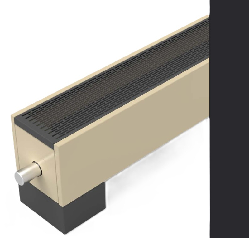 Konvektor samostojný Isan Ecolite Cube 200 x 138 x 600 mm, 342 W, připojení vlevo, bílá