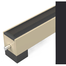 Konvektor samostojný Isan Ecolite Cube 200 x 138 x 600 mm, 342 W, připojení vlevo, bílá