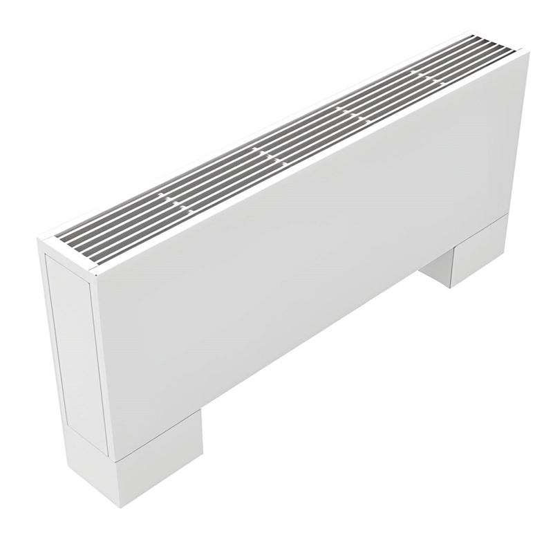 Konvektor samostojný s ventilátorem Isan Ecolite Cube 350 x 198 x 1800 mm, 6316 W, připojení vlevo, bílá