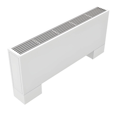 Konvektor samostojný s ventilátorem Isan Ecolite Cube 350 x 198 x 1800 mm, 6316 W, připojení vlevo, bílá