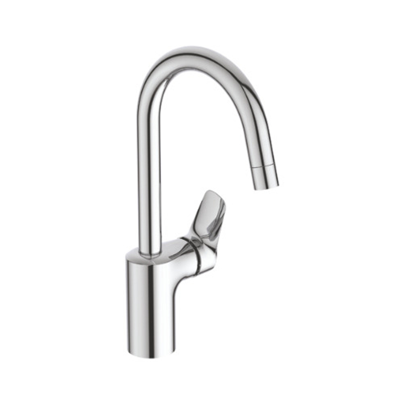 Baterie umyvadlová Optiline Europa 2,0 páka pravá stojánková, s výpustí, chrom