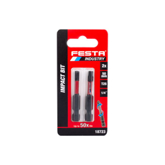 Torzní bit Festa Industry T25 50mm S2 1/4˝ 2ks