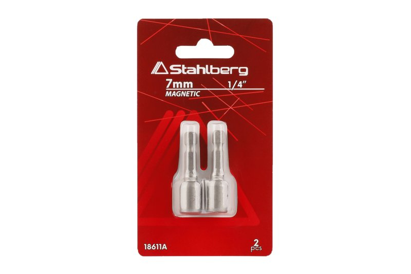 Adaptér Stahlberg 1/4˝ 6hran 7mm (2 ks)