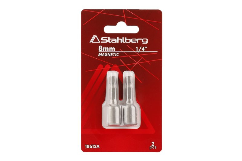Adaptér Stahlberg 1/4˝ 6hran 8mm (2 ks)