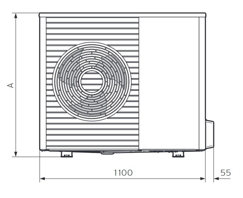 Systém tepelného čerpadla Protherm GeniaAir Split venkovní jednotkaHA 7-8.2 OS 230 V, hydraulický modul HA 7-8.2 WSB a modul pro vzdálenou správu SR 940 f