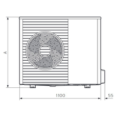 Systém tepelného čerpadla Protherm GeniaAir Split venkovní jednotkaHA 7-8.2 OS 230 V, hydraulický modul HA 7-8.2 WSB a modul pro vzdálenou správu SR 940 f