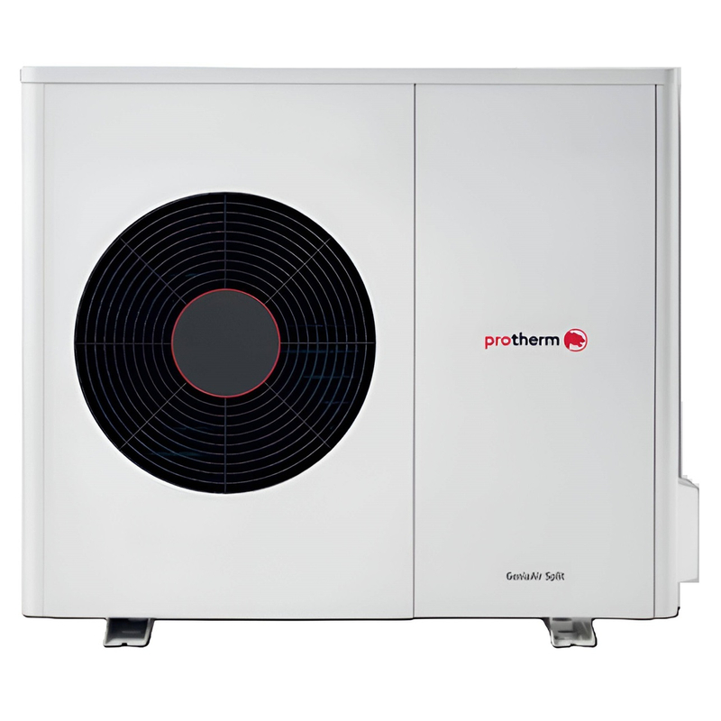 Systém tepelného čerpadla Protherm GeniaAir Split venkovní jednotkaHA 7-8.2 OS 230 V, hydraulická věž HA 7-8.2 STB a modul pro vzdálenou správu SR 940 f