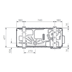 Systém tepelného čerpadla Protherm GeniaAir Split venkovní jednotkaHA 7-8.2 OS 230 V, hydraulická věž HA 7-8.2 STB a modul pro vzdálenou správu SR 940 f