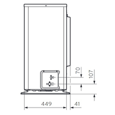 Čerpadlo tepelné Protherm venkovní jednotka HA 5-8.2 OS 230 V, 5,7 kW