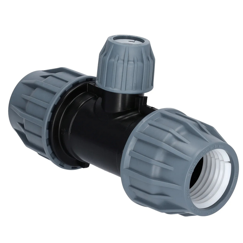 T-kus 90° redukovaný Plano PP-S, d 32 x 25 x 32