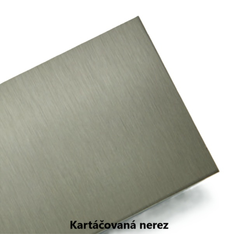 Rozety rozteč 50 mm PMH Kartáčovaná nerez