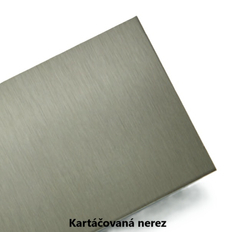 Rozety rozteč 50 mm PMH Kartáčovaná nerez