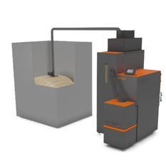 Podavač pelet vakuový pneumatický OPOP délka 8 m