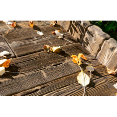 Prkno Ferobet Dřevěný program, natur reliéfní, 100 x 25 x 5 cm, Staré dřevo