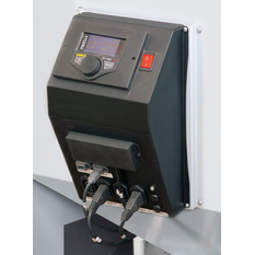 Kotel automatický na pelety a hnědé uhlí Rojek TKA 15, 4,1 - 15 kW, horizontální odkouření, 5. třída dřevěné pelety, 4. třída hnědé uhlí, pravý