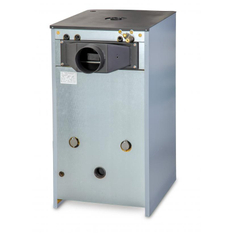 Kotel na dřevo a hnědé uhlí Rojek KTP 25 kW, 5. třída dřevo, 4. třída hnědé uhlí, levý