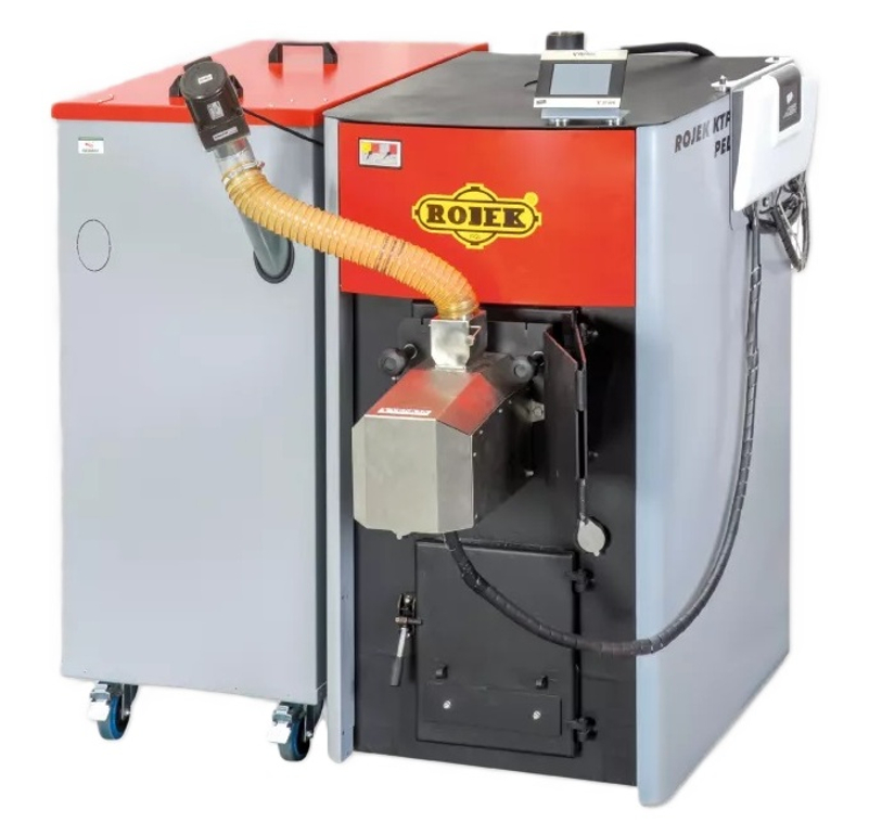 Zásobník pelet plechový skládací Rojek 300 l, pro kotle KTP PELLET (pravý/levý)