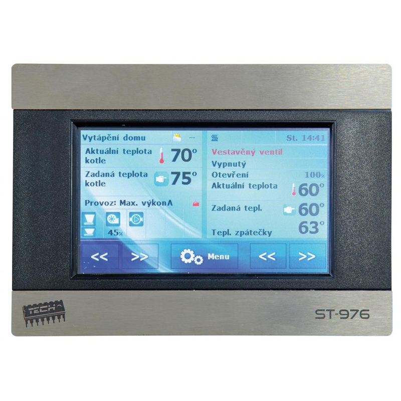 Kotel automatický na pelety Rojek KTP 30 PELLET, 5,5 - 36 kW, horizontální odkouření, 5. třída, SVT 22628