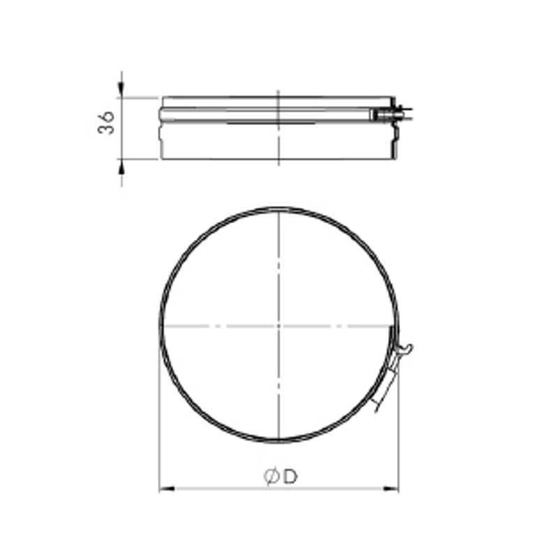 Spona Almeva TW 25 / 400