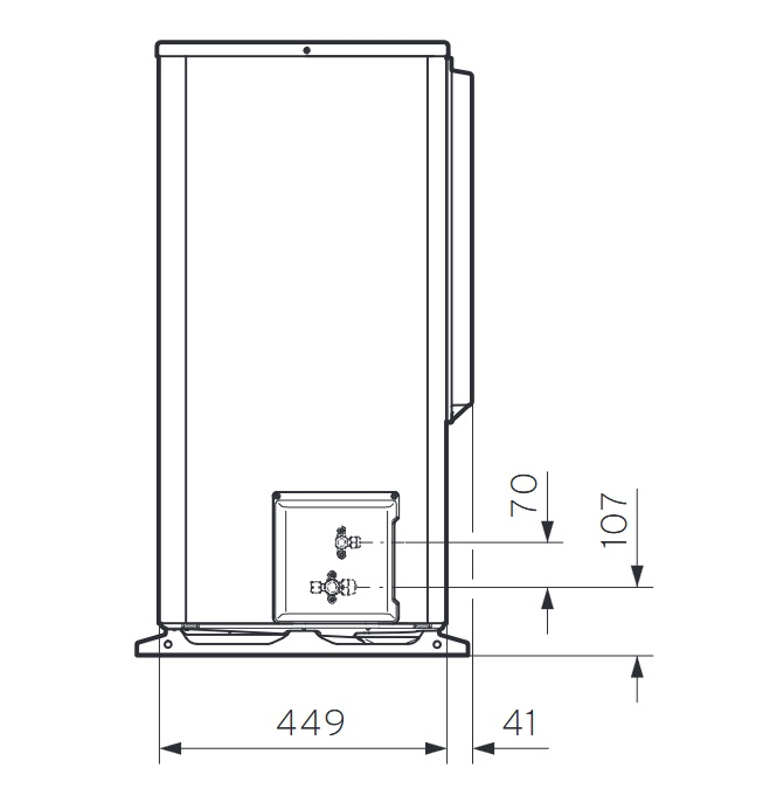 Sestava Vaillant aroTHERM Split plus tepelné čerpadlo VWL 55/8.2 230 V + hydraulický modul VWL 57/8.2 IS