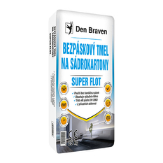 Bezpáskový tmel na sádrokartony Den Braven SUPER FLOT 5 kg