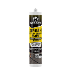 Střešní bitumenový tmel Den Braven DenBit ROOFPLAST kartuše 310 ml