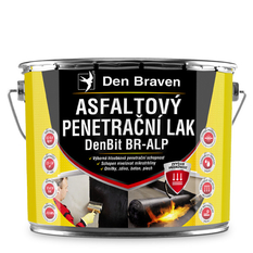 Asfaltový penetrační lak Den Braven DenBit BR-ALP plechovka 4,5 kg, černá
