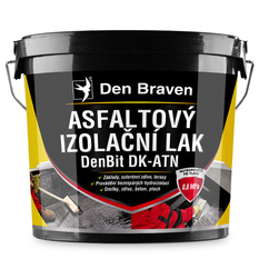 Asfaltový izolační lak Den Braven DenBit DK-ATN kbelík 4,5 kg, černá