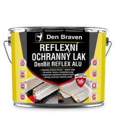 Reflexní ochranný lak Den Braven DenBit REFLEX ALU plechovka 4,5 kg, stříbrná