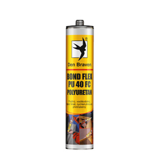 Polyuretan Den Braven BOND FLEX PU 40 FC kartuše 300 ml, šedá