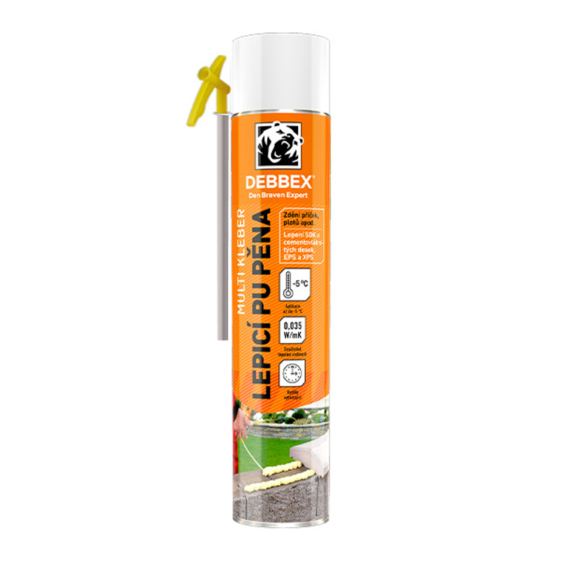 Lepidlo Den Braven MULTI KLEBER trubičková dóza 825 ml, žlutá