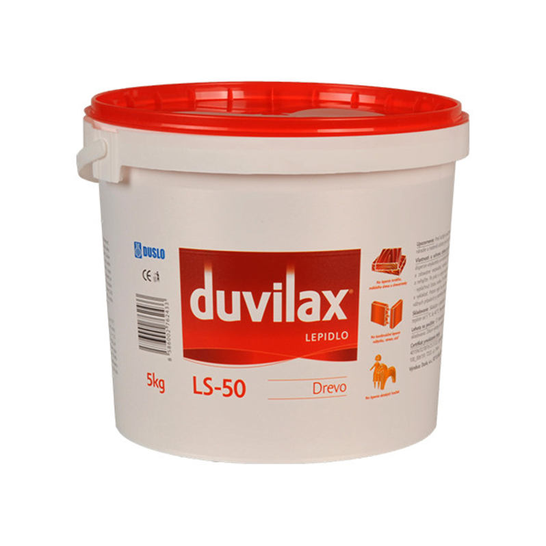Lepidlo na dřevo Den Braven D2 Duvilax LS-50 kelímek 1 kg, bílá