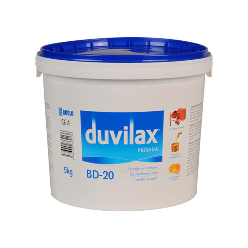 Příměs do stavebních směsí Den Braven Duvilax BD-20 kbelík 5 kg, bílá