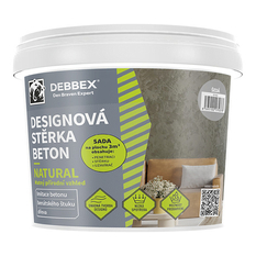 Designová stěrka Den Braven BETON NATURAL kbelík 5 kg, slonová kost