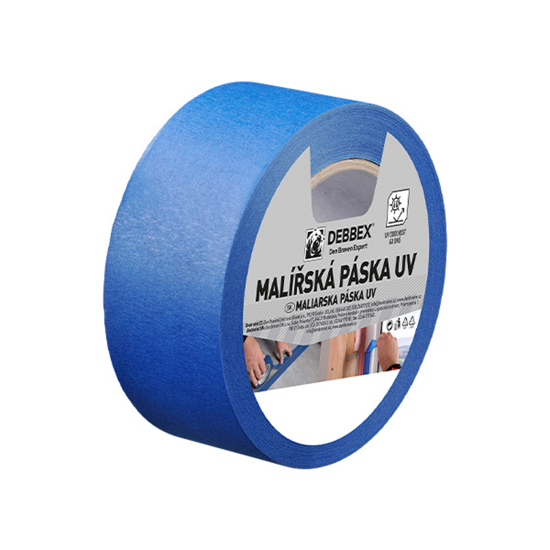 Malířská páska modrá Den Braven šířka 50 mm, délka 55 m, modrá