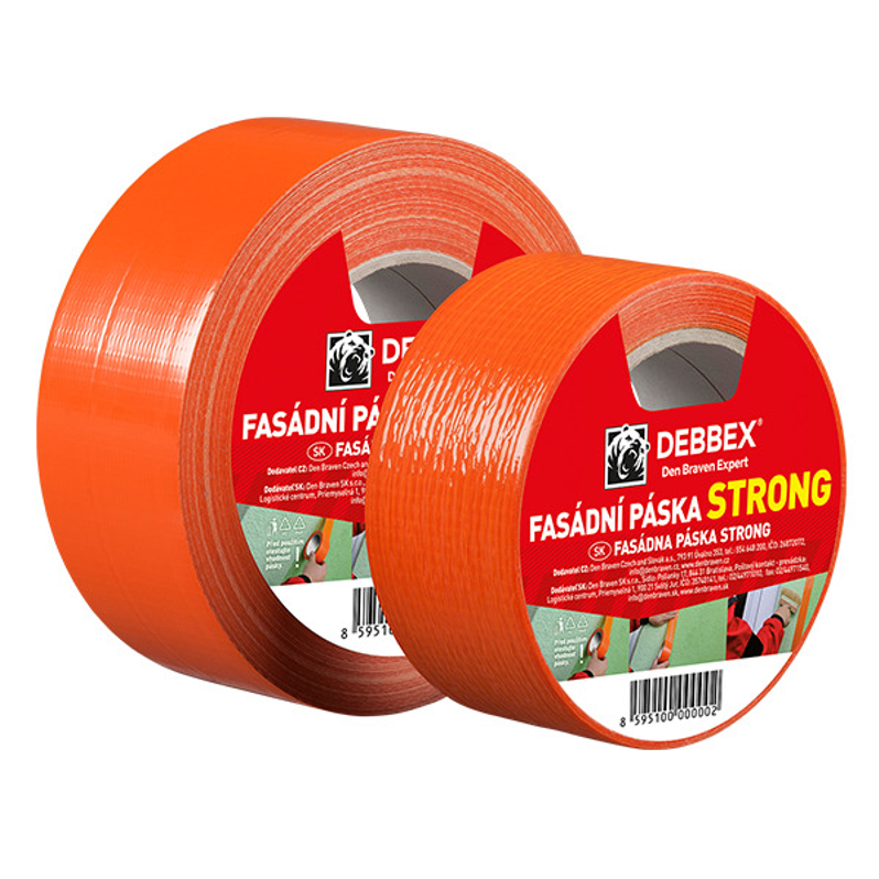 Fasádní páska Den Braven Strong šířka 48 mm, délka 20 m, oranžová